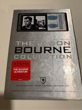 Jason Bourne Collection (DVD, 3-Disc Box Set) Matt Damon - Identity Supremacy Ul